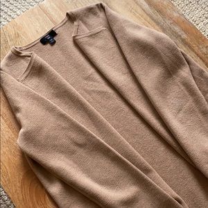 Jcrew collarless sweater-blazer